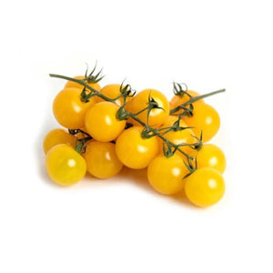 Tomato cherry  yellow on the vine