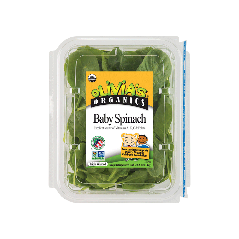 OLIVIA BABY SPINACH (8/5OZ)