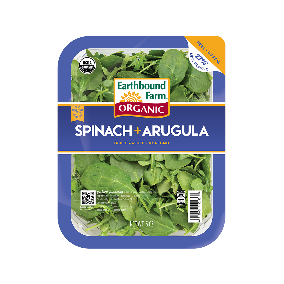 EB SPINACH/ARUGULA 8/5OZ